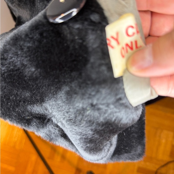 Vintage Black and Silver Faux Fur Women's Coat - Picture 4 of 4